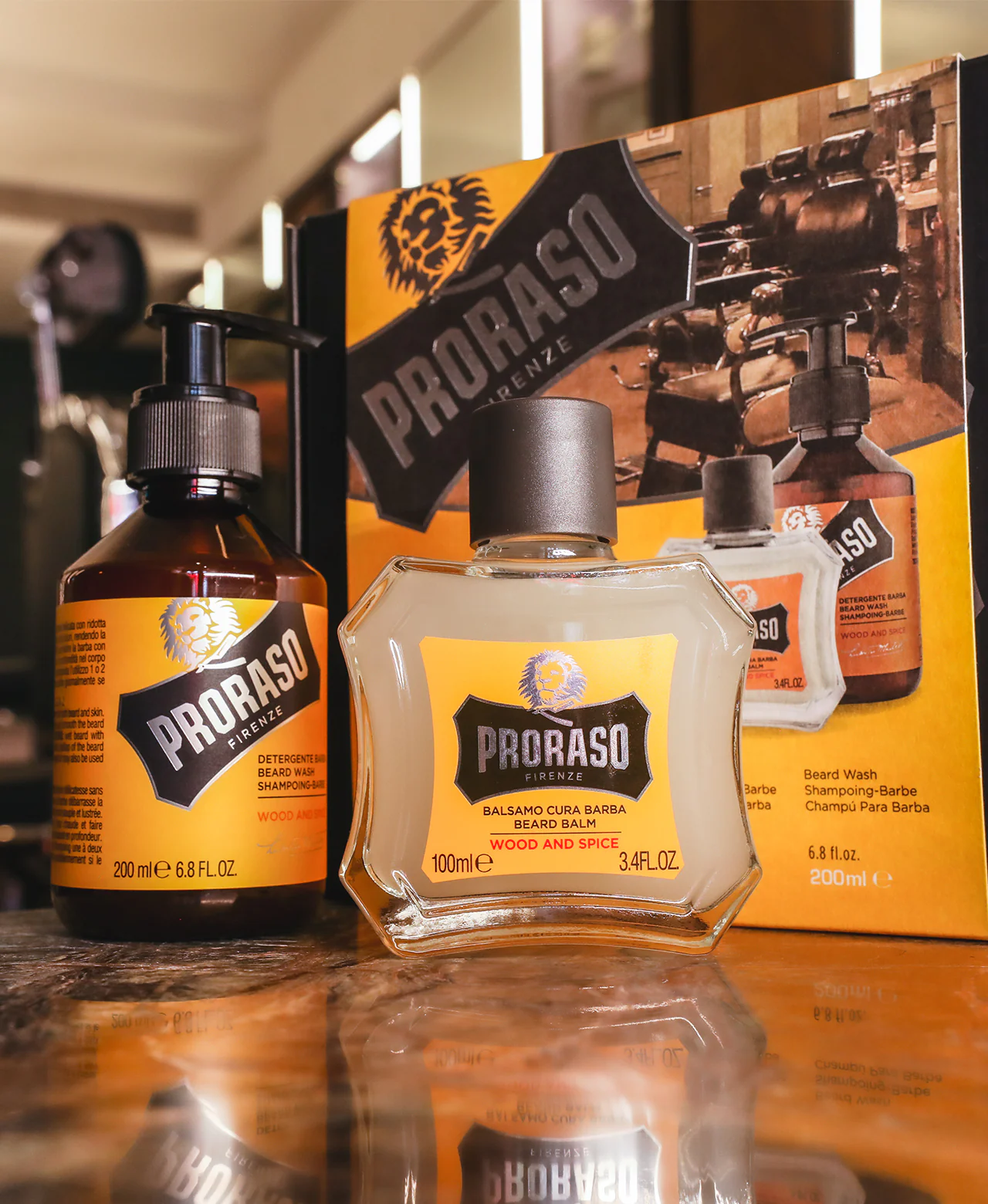 Beard Care Duo Box for New or Short Beards: Wood & Spice - Image 6