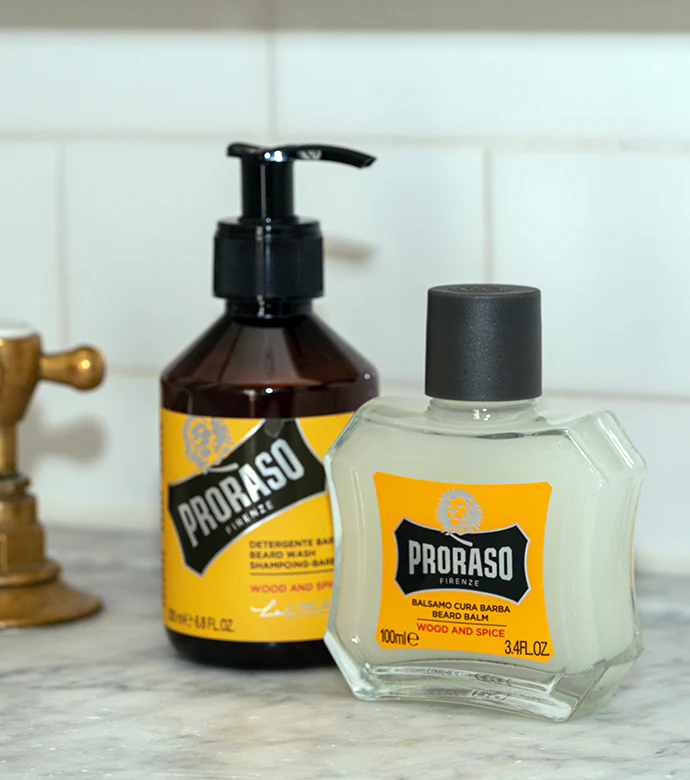 Beard Care Duo Box for New or Short Beards: Wood & Spice - Image 8