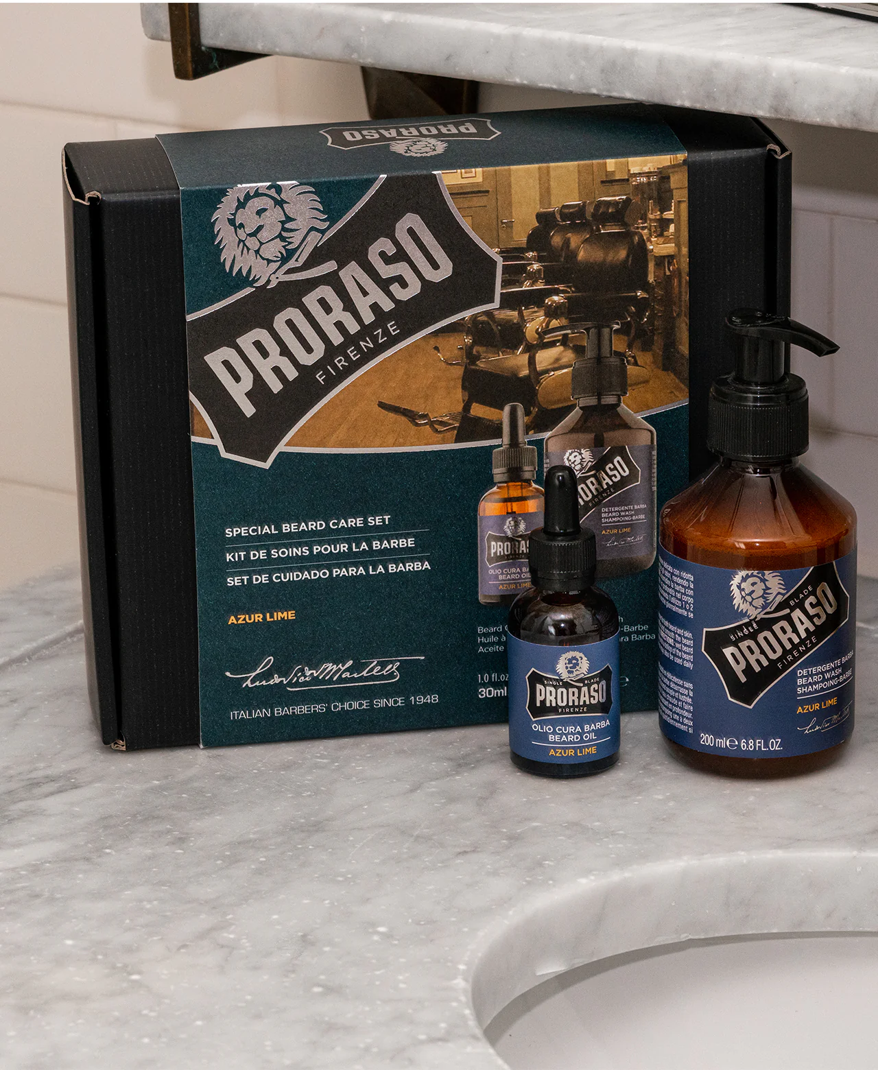 Beard Care Duo Box for Full or Long Beards: Azur Lime - Image 6